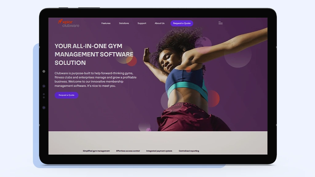 Clubware gym software in Australia