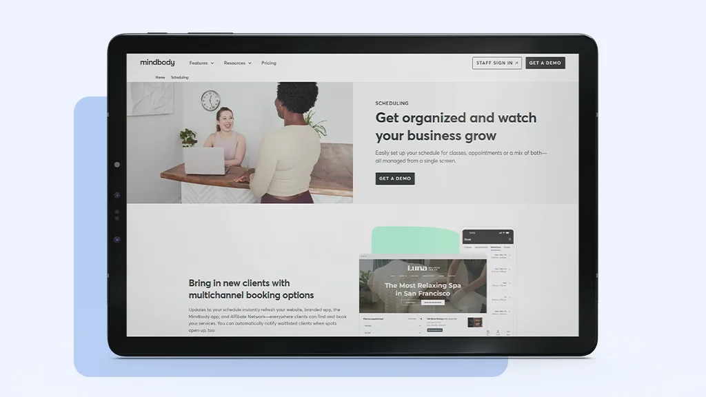 Mindbody software in Australia