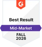 G2 Best Result 2026 Badge
