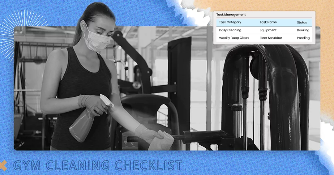 Gym cleaning checklist daily weekly and monthly tasks