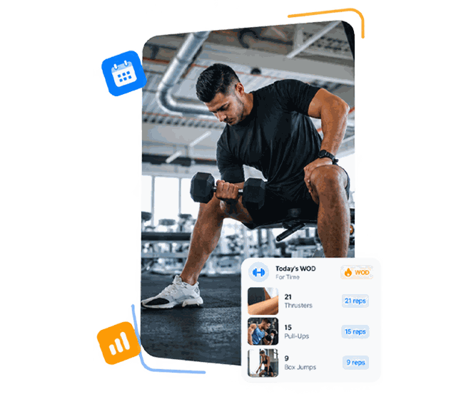 Fitness studio software showing a class schedule, class capacity and athlete check-in