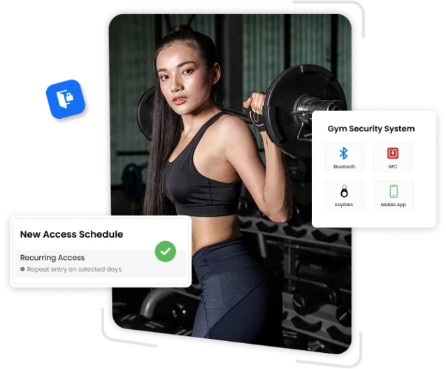 Gym access control system Gym access control system